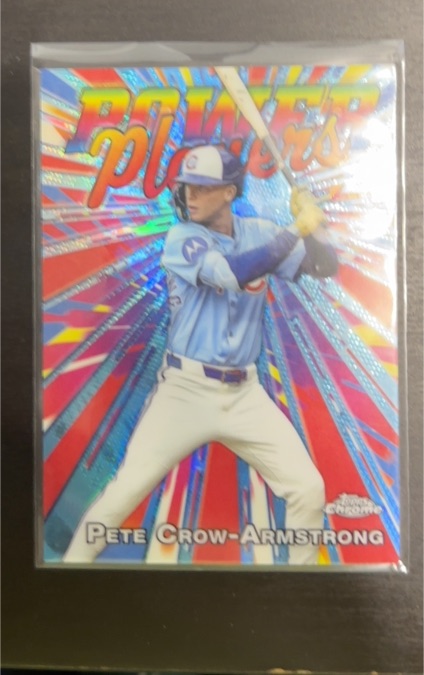 2025 Topps Chrome Update #PP-44 Pete Crow-Armstrong Power Players — front