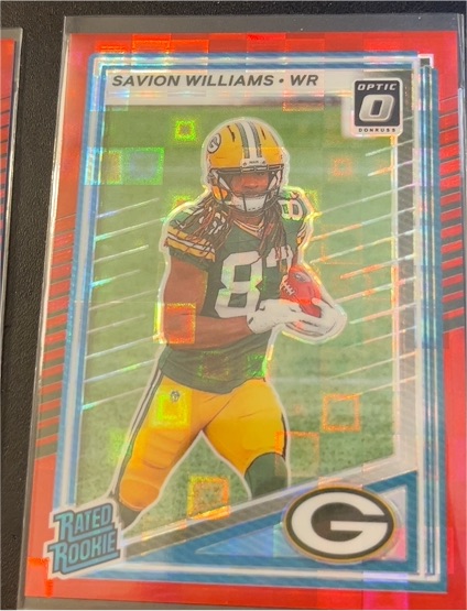 2025 Donruss Optic #318 Savion Williams Rated Rookie Red Pandora — front