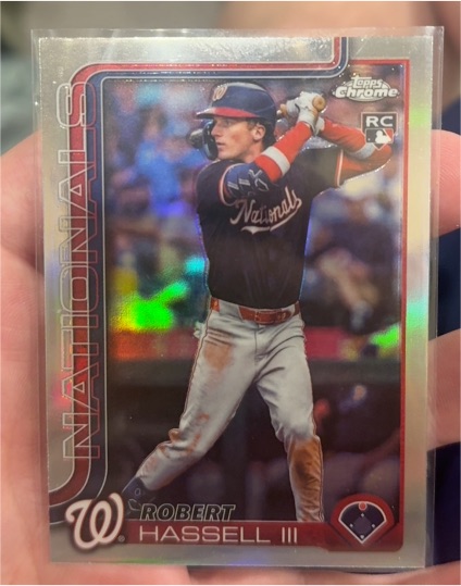 2025 Topps Chrome Update #US109 Robert Hassell III — front