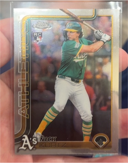 2025 Topps Chrome Update #US201 Nick Kurtz — front