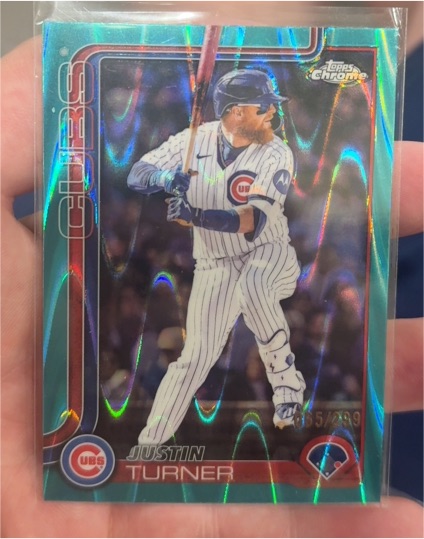 2025 Topps Chrome Update #USC170 Justin Turner — front