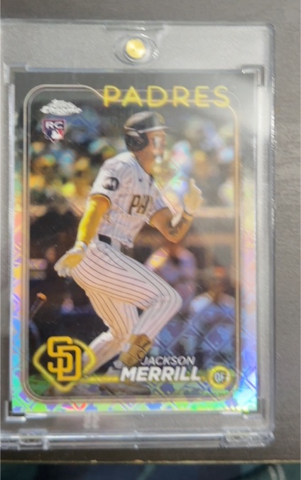 2024 Topps Chrome #207 Jackson Merrill — front