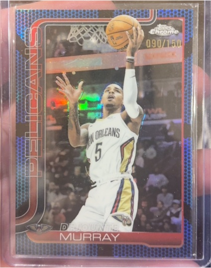 2025-26 Topps Chrome #186 Dejounte Murray — front