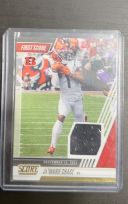 2022 Panini Football First Score #FS7 Ja'Marr Chase — front