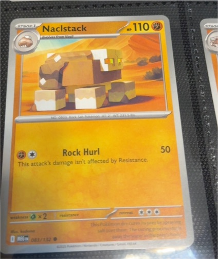 2025 Pokemon Mega Evolution #083 Naclstack — front