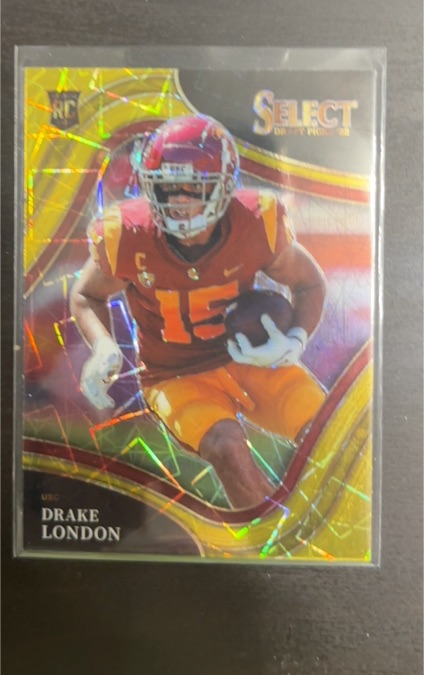 2022 Panini Select Draft Picks #107 Drake London — front