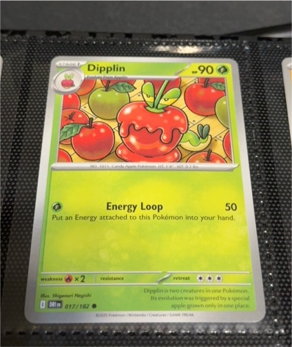 2025 Pokemon Destined Rivals #017 Dipplin — front
