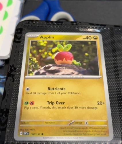 2024 Pokémon Surging Sparks #138 Applin — front