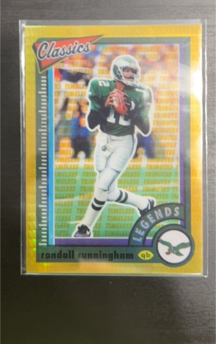 2022 Panini Classics #H2 Randall Cunningham Timeless Tributes Green — front