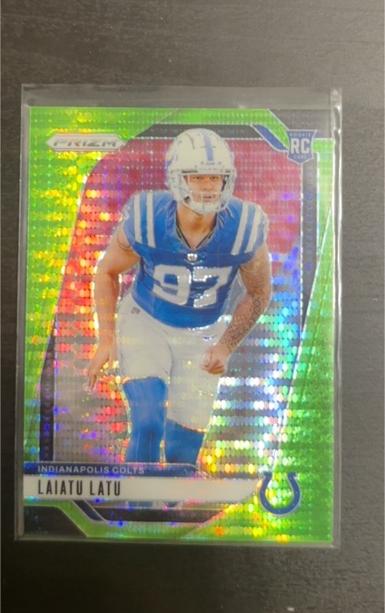2024 Panini Prizm #366 Laiatu Latu — front