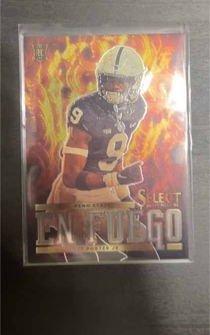 2023 Panini Select Draft Picks En Fuego #EF-JP Joey Porter Jr — front