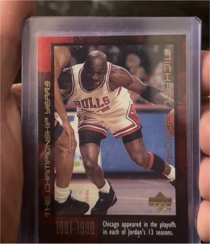 1999 Upper Deck The Championship Years #37 Michael Jordan — front