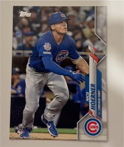 2020 Topps #70 Nico Hoerner — front