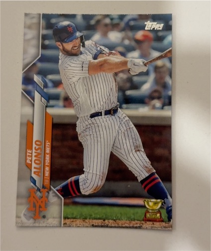 2020 Topps Series 1 #350 Pete Alonso Rookie Cup — front
