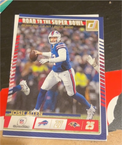 2025 Panini Donruss #4 Josh Allen — front