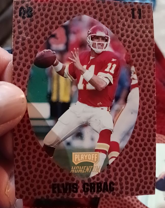 1998 Playoff Momentum #11 Elvis Grbac — front