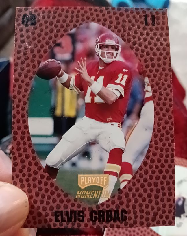 1998 Playoff Momentum #11 Elvis Grbac — front