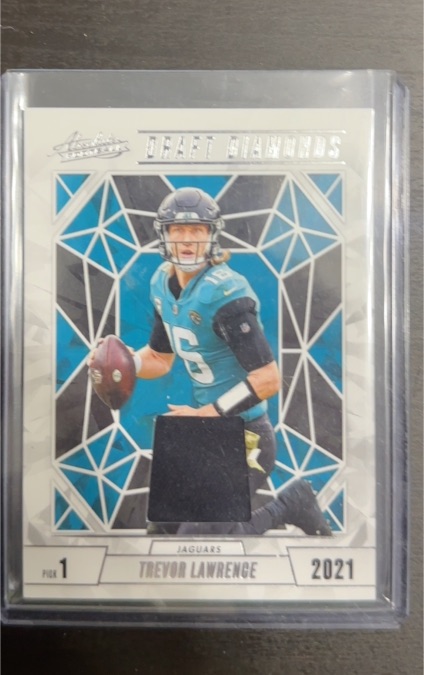 2024 Panini Absolute Draft Diamonds Jersey #DDJ-TLE Trevor Lawrence — front