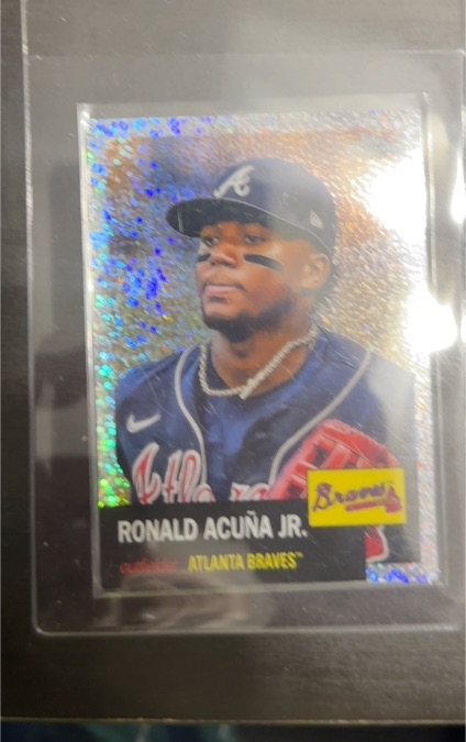 2022 Topps Chrome Platinum Anniversary #250 Ronald Acuña Jr. — front