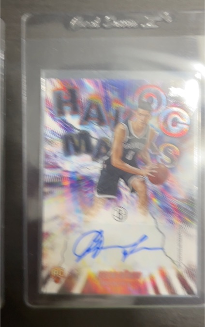 2025-26 Topps Basketball #HM-MW Mark Williams Havoc Marks Auto — front