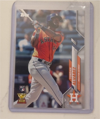 2020 Topps Series 1 #276 Yordan Alvarez Rookie Card — front