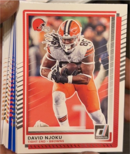 2025 Donruss #98 David Njoku — front