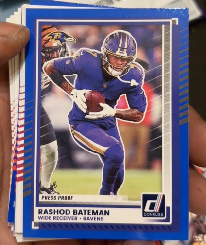 2025 Donruss #25 Rashod Bateman — front