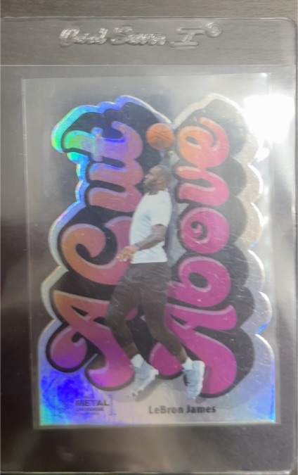 2021 SkyBox Metal Universe Champions #ACA-20 LeBron James A Cut Above — front