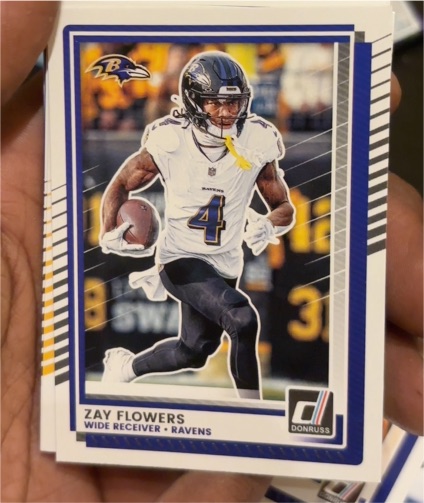 2025 Donruss #165 Zay Flowers — front
