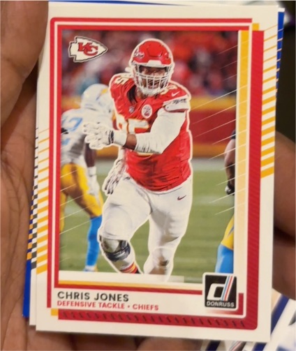 2025 Donruss #106 Chris Jones — front