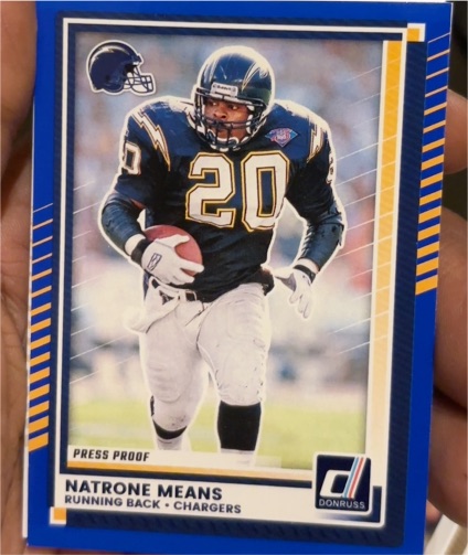 2025 Donruss #288 Natrone Means — front