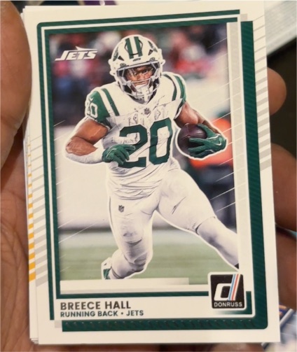 2025 Donruss #292 Breece Hall — front