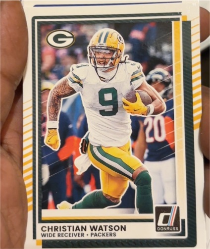 2025 Donruss #234 Christian Watson — front