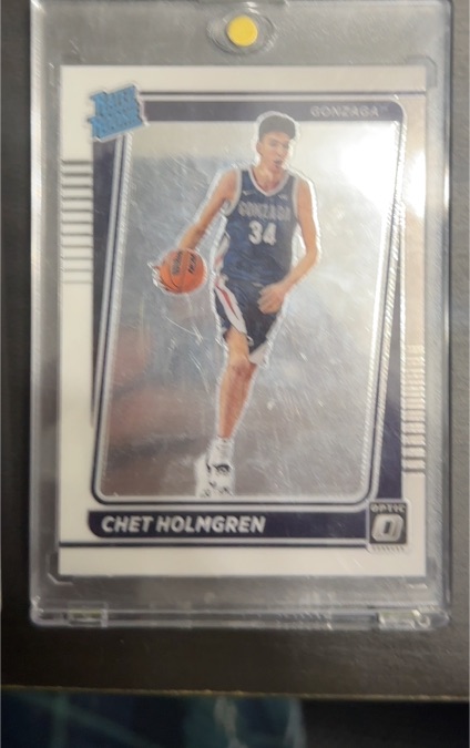 2022 Panini Chronicles Draft Picks Donruss Optic #1 Chet Holmgren Rated Rookie — front