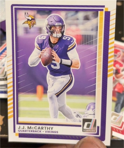 2025 Donruss #57 J.J. McCarthy — front