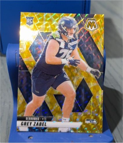 2025 Panini Mosaic #328 Grey Zabel — front