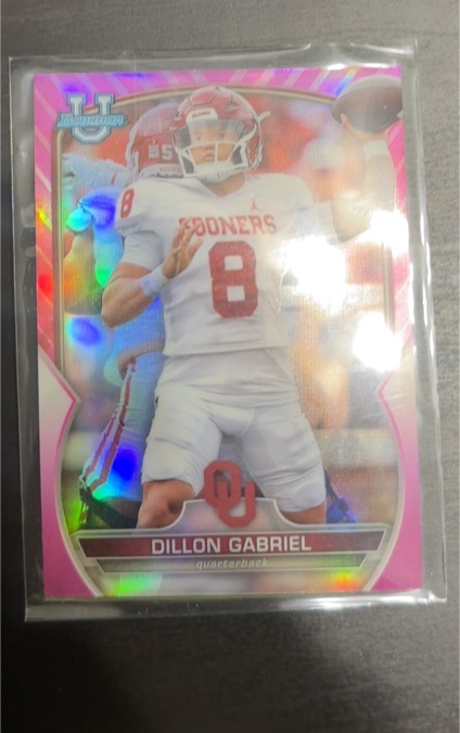 2022 Bowman University Chrome #12 Dillon Gabriel — front