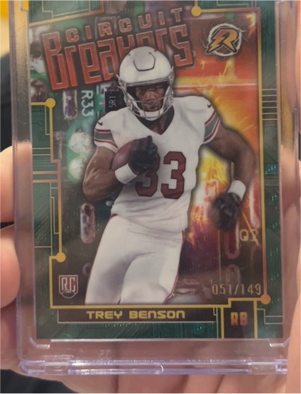 2024 Topps Resurgence #CB-11 Trey Benson Circuit Breakers — front