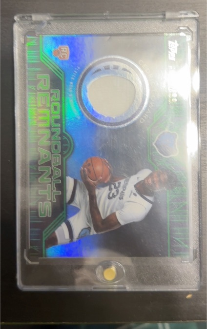 2025-26 Topps Roundball Remnants #RRR-TS Thomas Sorber — front