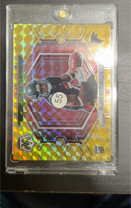 2023 Panini Mosaic NFL Debut #ND-9 Bijan Robinson — front
