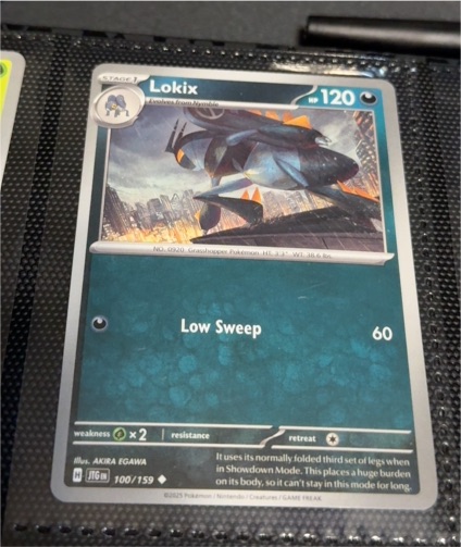 2025 Pokémon Journey Together #100 Lokix — front