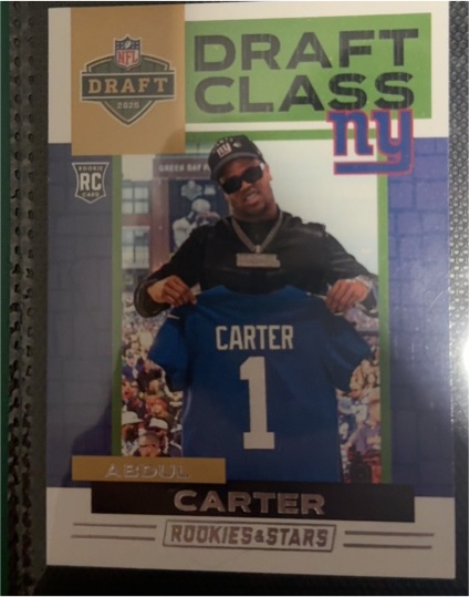 2025 Panini Rookies & Stars Draft Class #4 Abdul Carter — front