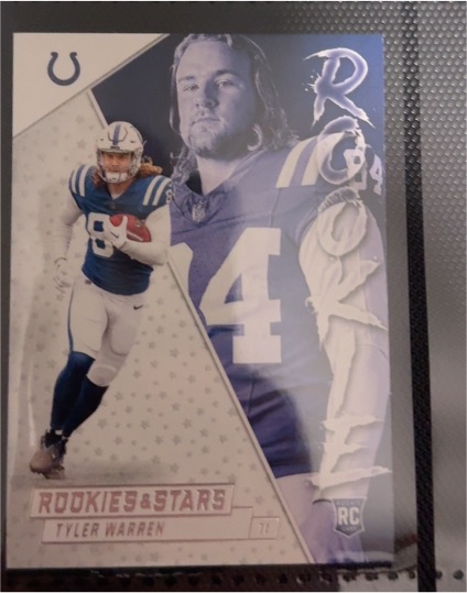 2025 Panini Rookies & Stars #29 Tyler Warren — front
