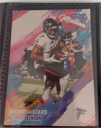 2025 Panini Rookies & Stars Artistry in Motion #1 Bijan Robinson — front