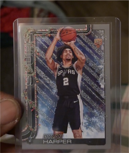 2025-26 Topps Holiday #H162 Dylan Harper — front
