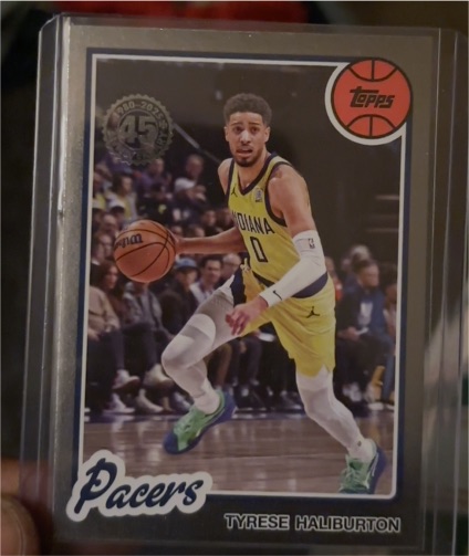 2025-26 Topps 45th Anniversary #80BK-94 Tyrese Haliburton — front