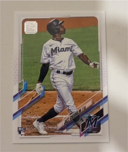 2021 Topps Series 2 #538 Jazz Chisholm — front