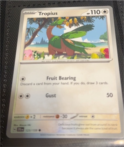 2025 Pokemon SV09: Journey Together #123 Tropius — front