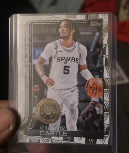 2025-26 Topps #197 Stephon Castle — front