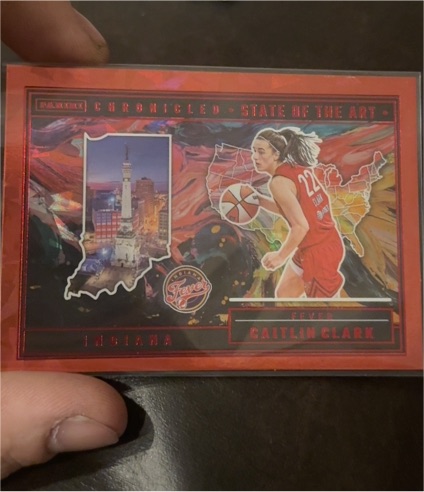 2025 Panini Caitlin Clark Chronicled State of the Art #84 — front